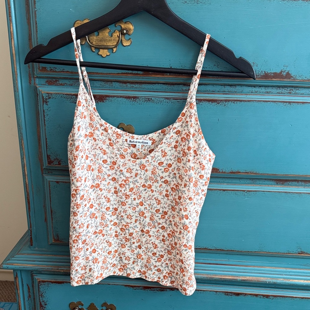 Reformation Rovino Floral Cami XS